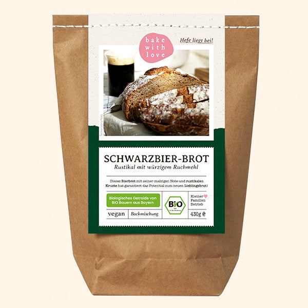 Schwarzbier-Brot Backmischung