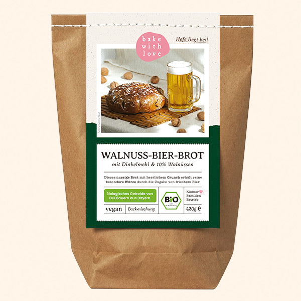 Walnuss-Bier-Brot Backmischung